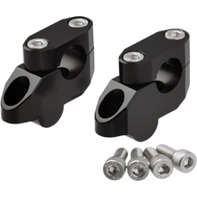 Zeta 7/8" Universal +26mm 20mm Offset Black Handlebar Riser Kit