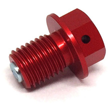 Zeta M10/1.50X15 Red Magnetic Drain Bolt