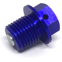 Zeta Suzuki RMZ M12/1.25X10 Blue Magnetic Drain Bolt