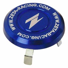 Zeta Universal Blue Steering Stem Cap