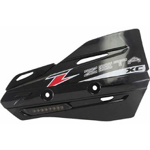 Zeta XC Black/Grey Handguards with Flasher