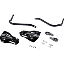 Zeta Armour XC U-Clamp Black/Black Tapered Bars Handguards