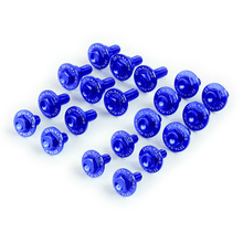 Zeta Kawasaki KLX250 09-25 Blue Aluminium Plastics Bolt Kit