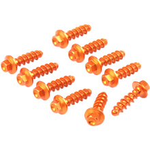 Zeta KTM Orange Tapping Fasteners Kit