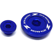 Zeta Kawasaki KXF250 11-19 KXF450 09-18 Blue Engine Plugs