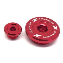 Zeta Suzuki RMZ250 07-27 RMZ450 05-27 Red Engine Plugs