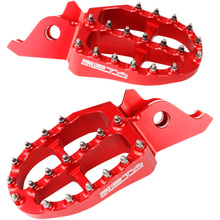 Zeta Honda CR/CRF Red Aluminium Foot Pegs