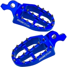 Zeta Yamaha YZ250/450F 23-27 Blue Ultra Wide Footpegs