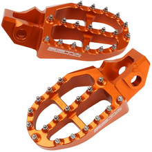 Zeta KTM EXC-F/SXF 16-24 Orange Aluminium Foot Pegs
