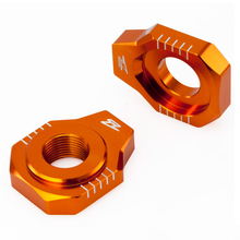 Zeta KTM SX/SXF/EXC/EXC-F Orange Axle Blocks