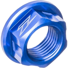 Zeta Yamaha/Honda Blue Front Axle Nut