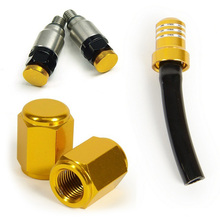 RHK Gold Fork Bleeders/Valve Caps/Breather Vent Set