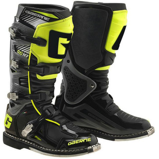 Gaerne 2017 SG-10 Black/FLO Yellow Boots at MXstore