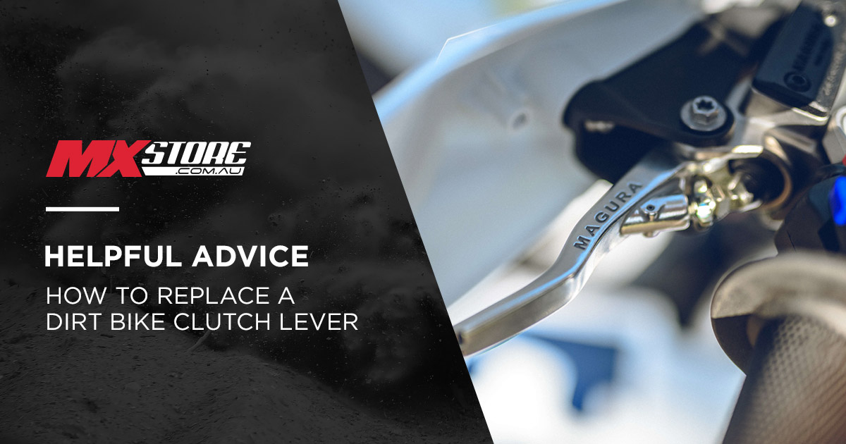 How to replace a dirt bike clutch lever  main image