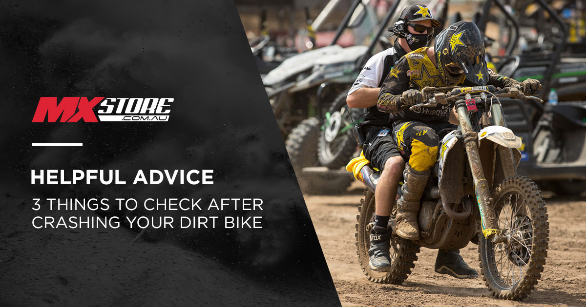 3 things to check after crashing your dirt bike main image