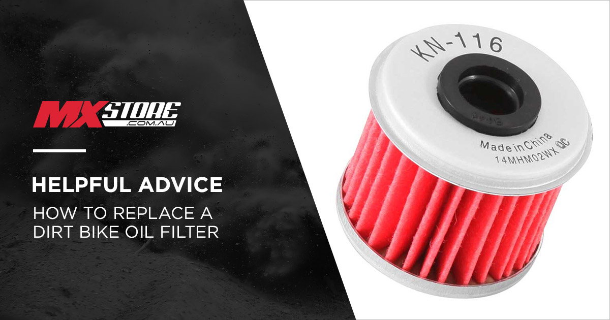 How to replace a dirt bike oil filter main image