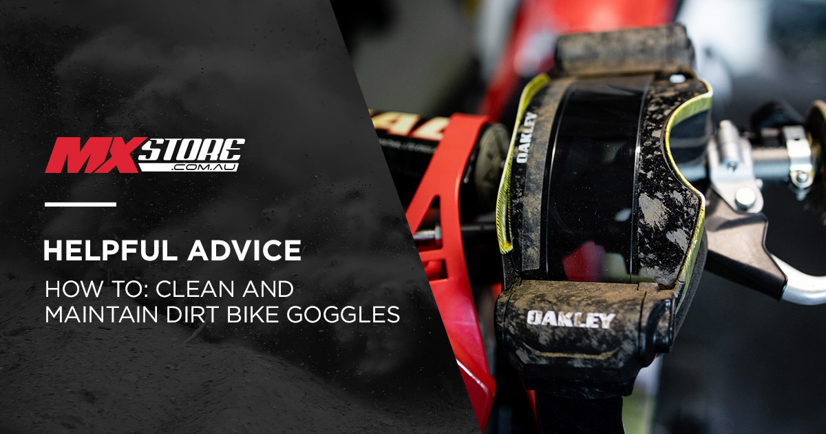 How To Clean and Maintain Dirt Bike Goggles main image