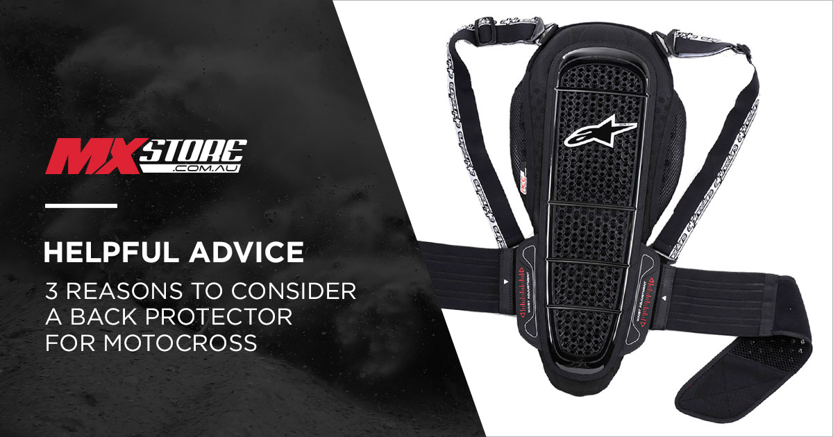 Three reasons to consider a back protector for motocross main image