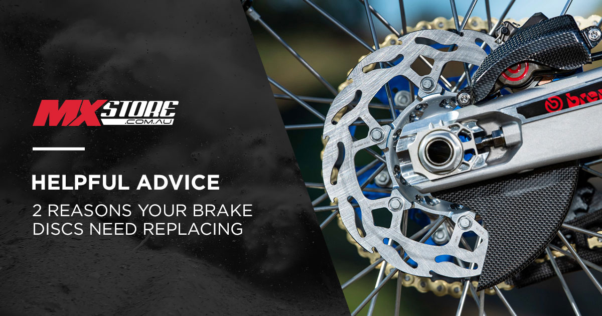 Two reasons your dirt bike brake discs need replacing main image