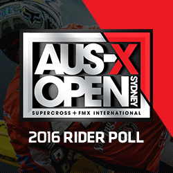 AUS-X 2016 Rider Poll - Who Do You Want To See Race?
