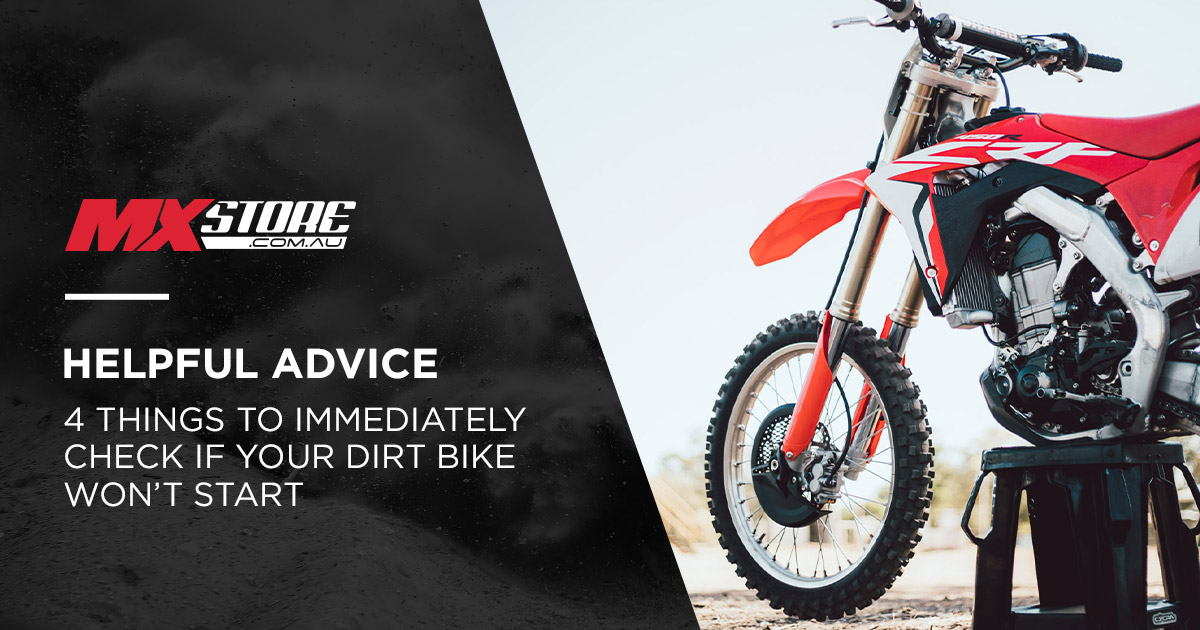 4 things to check if your dirt bike won’t start at the track or trail main image