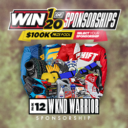 Win Pack #12 - Weekend Warrior Sponsorship