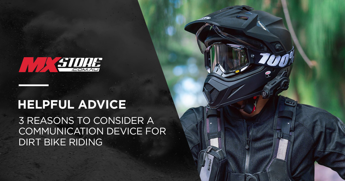 Three reasons to consider a communication device for dirt bike riding main image