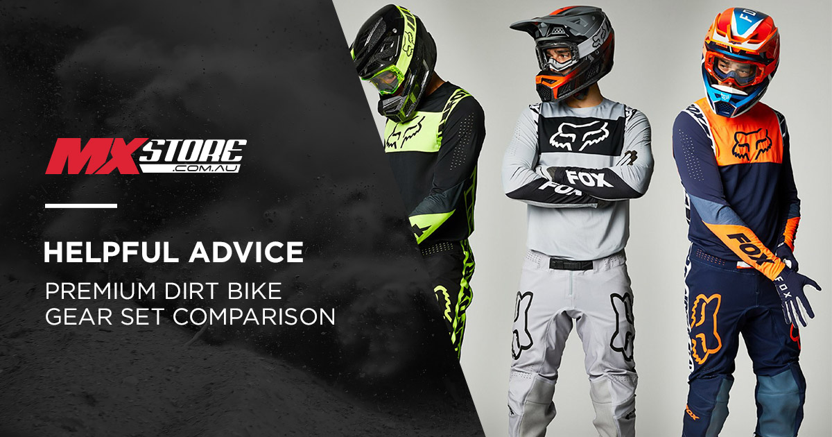 Premium dirt bike gear set comparison main image