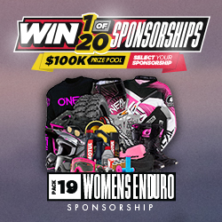 Win Pack #19 - Womens Enduro Sponsorship