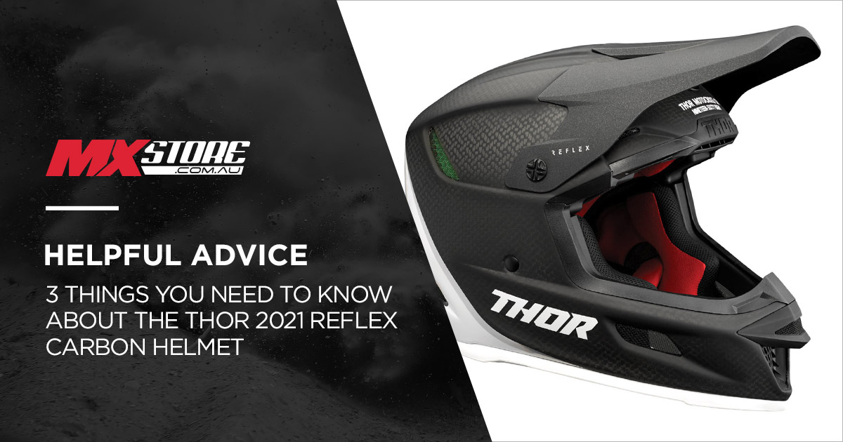 3 Things You Need To Know About The 2021 Thor Reflex Carbon Helmet main image
