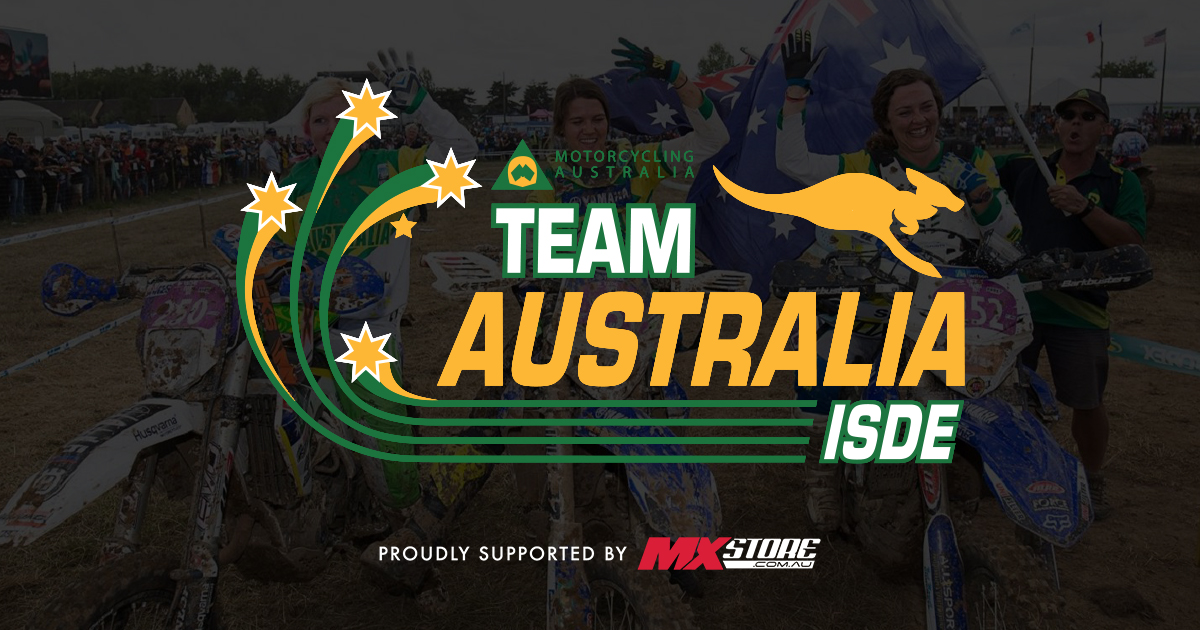 The 2022 ISDE Team Australia: Proudly Supported by MXstore main image