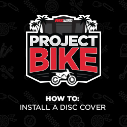 KTM 300 TPI How-to: Install Brake Disc Cover
