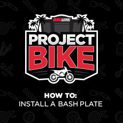 KTM 300 TPI How-to: Install Bash Plate
