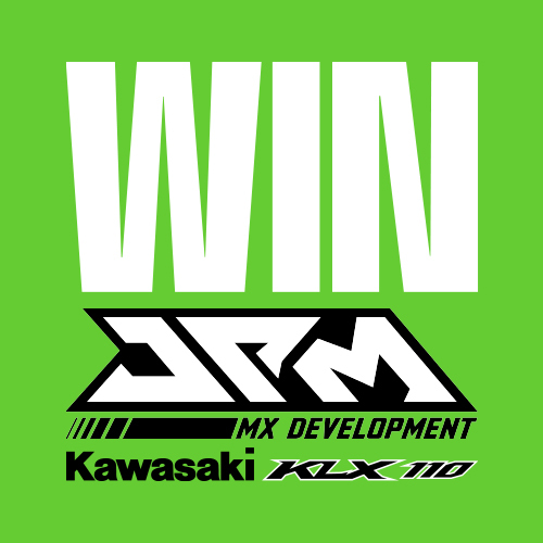 WIN A JPM Kawasaki Race Team Replica KLX110 